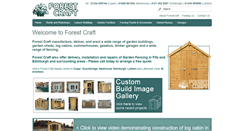Desktop Screenshot of forestcraft.co.uk