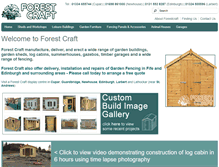 Tablet Screenshot of forestcraft.co.uk